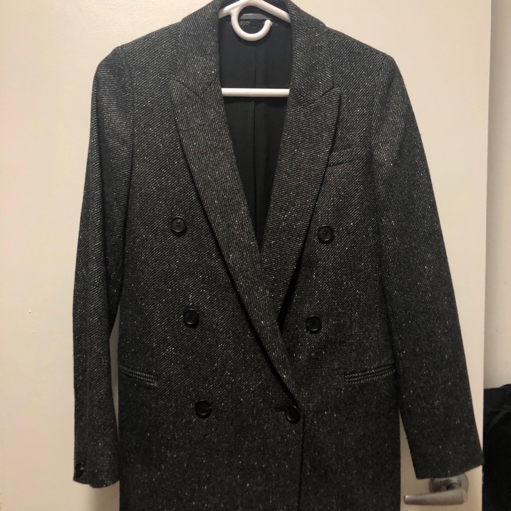 Allsaints Wool double breast blazer